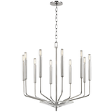 Hudson Valley Lighting Gideon Polished Nickel 24.25W x 24.25L x 24.75H Chandelier