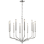 Hudson Valley Lighting Gideon Polished Nickel 24.25W x 24.25L x 24.75H Chandelier