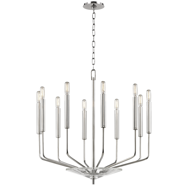 Hudson Valley Lighting Gideon Polished Nickel 24.25W x 24.25L x 24.75H Chandelier