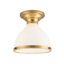 Hudson Valley Lighting Randolph Aged Brass 10W x 10L x 9.25H Semi-Flush Mount