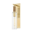 Hudson Valley Lighting Eastchester Aged Brass 4.75W x 4.75L x 17.5H Wall Sconce