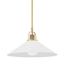 Hudson Valley Lighting Syosset Aged Brass/soft Off White 20W x 20L x 11.38H Pendant