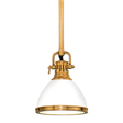 Hudson Valley Lighting Randolph Aged Brass 7W x 7L x 11H Pendant