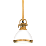Hudson Valley Lighting Randolph Aged Brass 7W x 7L x 11H Pendant
