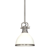 Hudson Valley Lighting Randolph Polished Nickel 10W x 10L x 15H Pendant
