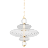 Hudson Valley Lighting WILLIAMS AGED BRASS 24.75W x 24.75L x 27.25H Pendant