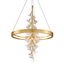 Corbett Lighting Jasmine Gold Leaf 28W x 28L x 38.5H Chandelier