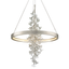 Corbett Lighting Jasmine SILVER LEAF 36W x 36L x 50H Chandelier