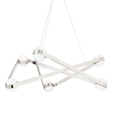 Hudson Valley Lighting Orbit Polished Nickel 38W x 38L x 13.75H Chandelier