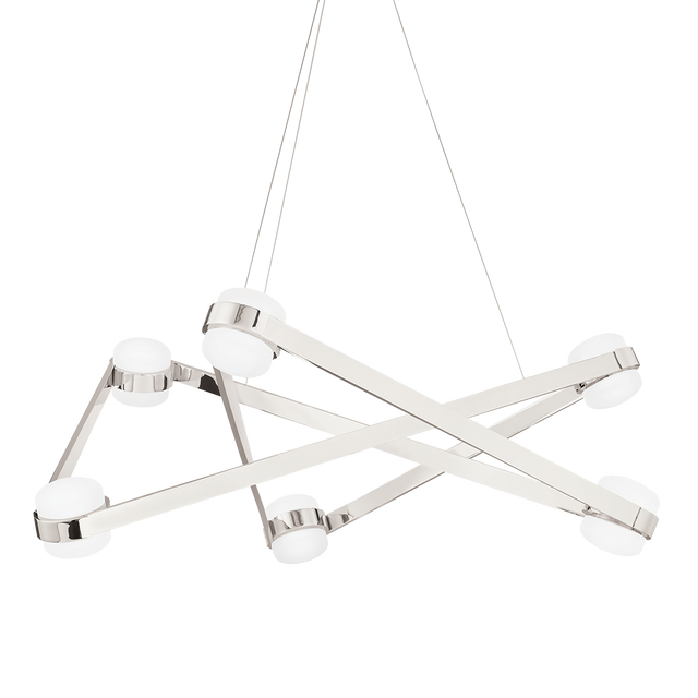 Hudson Valley Lighting Orbit Polished Nickel 38W x 38L x 13.75H Chandelier