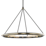 Hudson Valley Lighting Chambers Aged Old Bronze 45W x 45L x 33.75H Chandelier