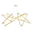 Hudson Valley Lighting Orbit Aged Brass 56.12W x 56.12L x 16.82H Chandelier
