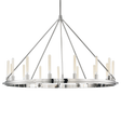 Hudson Valley Lighting Chambers Polished Nickel 58.25W x 58.25L x 38.25H Chandelier