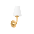 Hudson Valley Lighting WINNIPEG VINTAGE GOLD LEAF 6.5W x 6.5L x 14.75H Wall Sconce