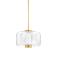 Hudson Valley Lighting BEAU Aged Brass 15W x 15L x 10H Pendant