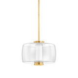 Hudson Valley Lighting BEAU Aged Brass 15W x 15L x 10H Pendant