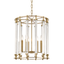Hudson Valley Lighting Haddon Aged Brass 18W x 18L x 23H Candleholder