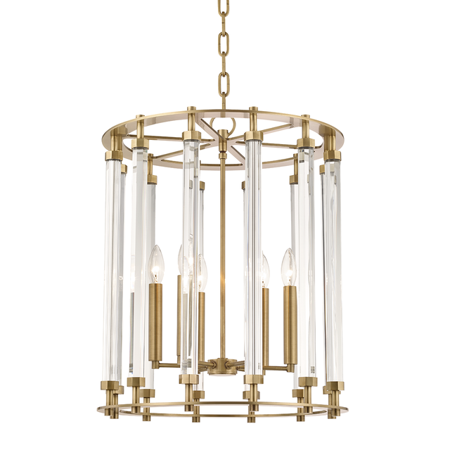 Hudson Valley Lighting Haddon Aged Brass 18W x 18L x 23H Candleholder