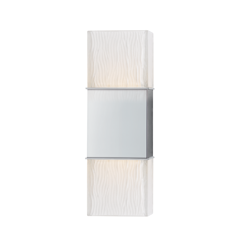 Hudson Valley Lighting Aurora Polished Chrome 4.5W x 4.5L x 13.5H Wall Sconce