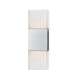 Hudson Valley Lighting Aurora Polished Chrome 4.5W x 4.5L x 13.5H Wall Sconce