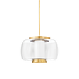 Hudson Valley Lighting BEAU Aged Brass 20W x 20L x 13.75H Pendant