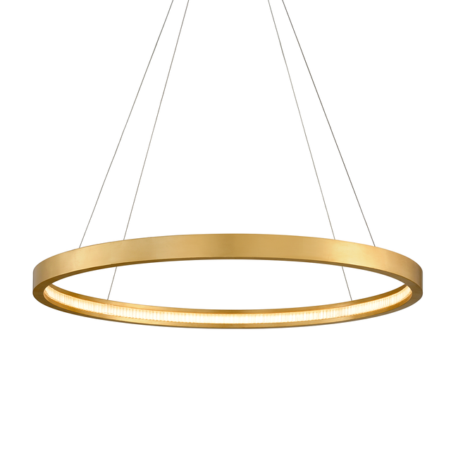 Corbett Lighting Jasmine Gold Leaf 44W x 44L x 2.5H Chandelier