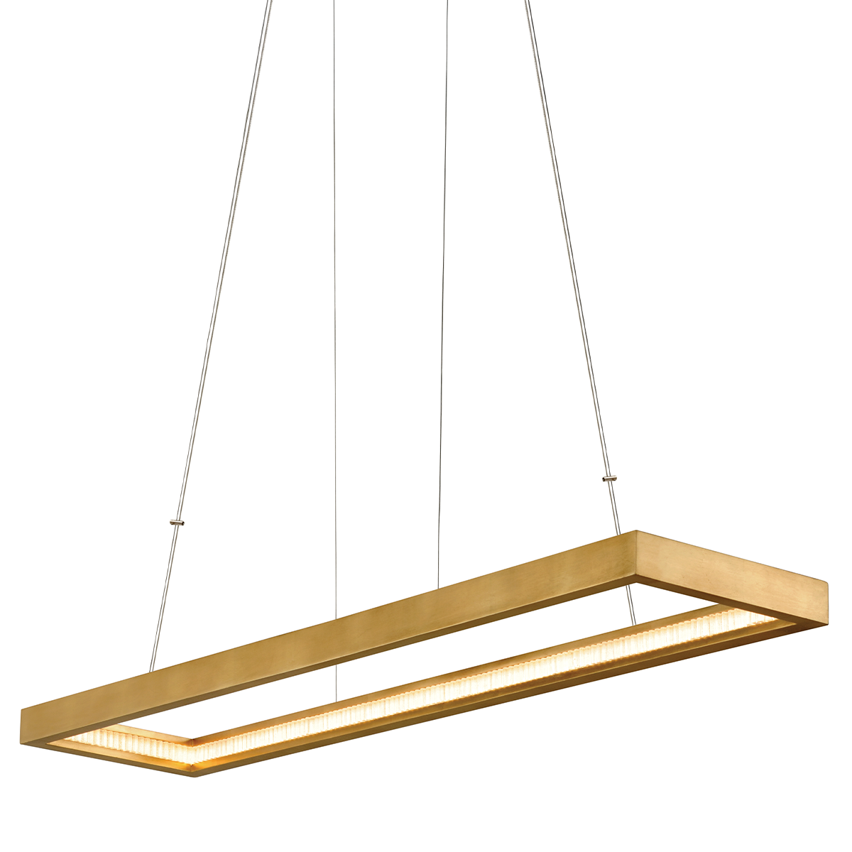 Corbett Lighting Jasmine Gold Leaf 14W x 60L x 2.5H Trim
