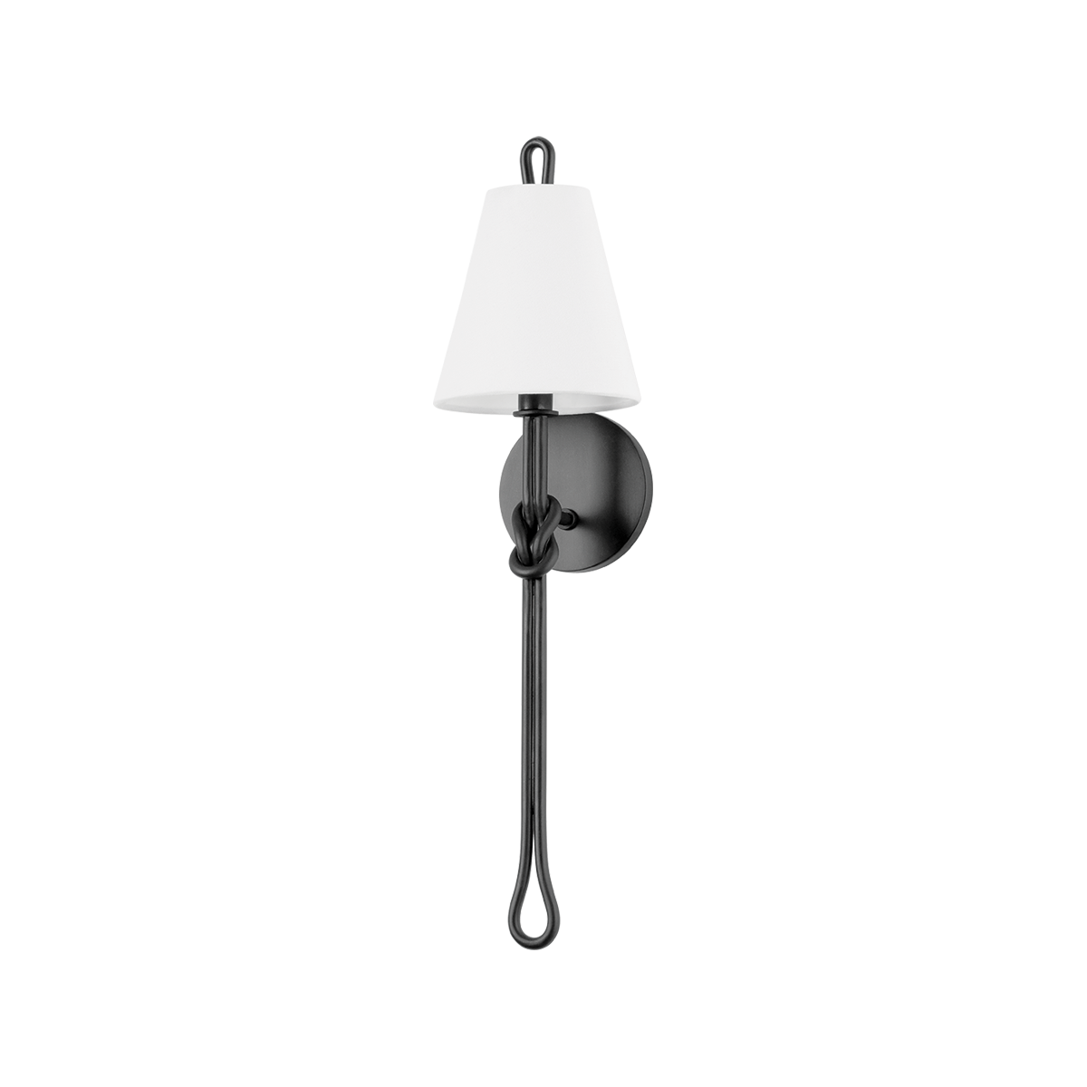Hudson Valley Lighting ALBURGH AGED IRON 6.75W x 6.75L x 24.5H Wall Sconce