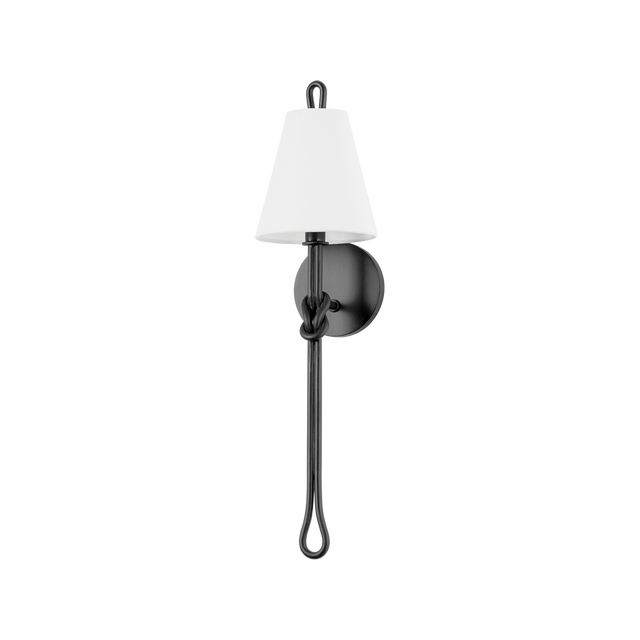 Hudson Valley Lighting ALBURGH AGED IRON 6.75W x 6.75L x 24.5H Wall Sconce