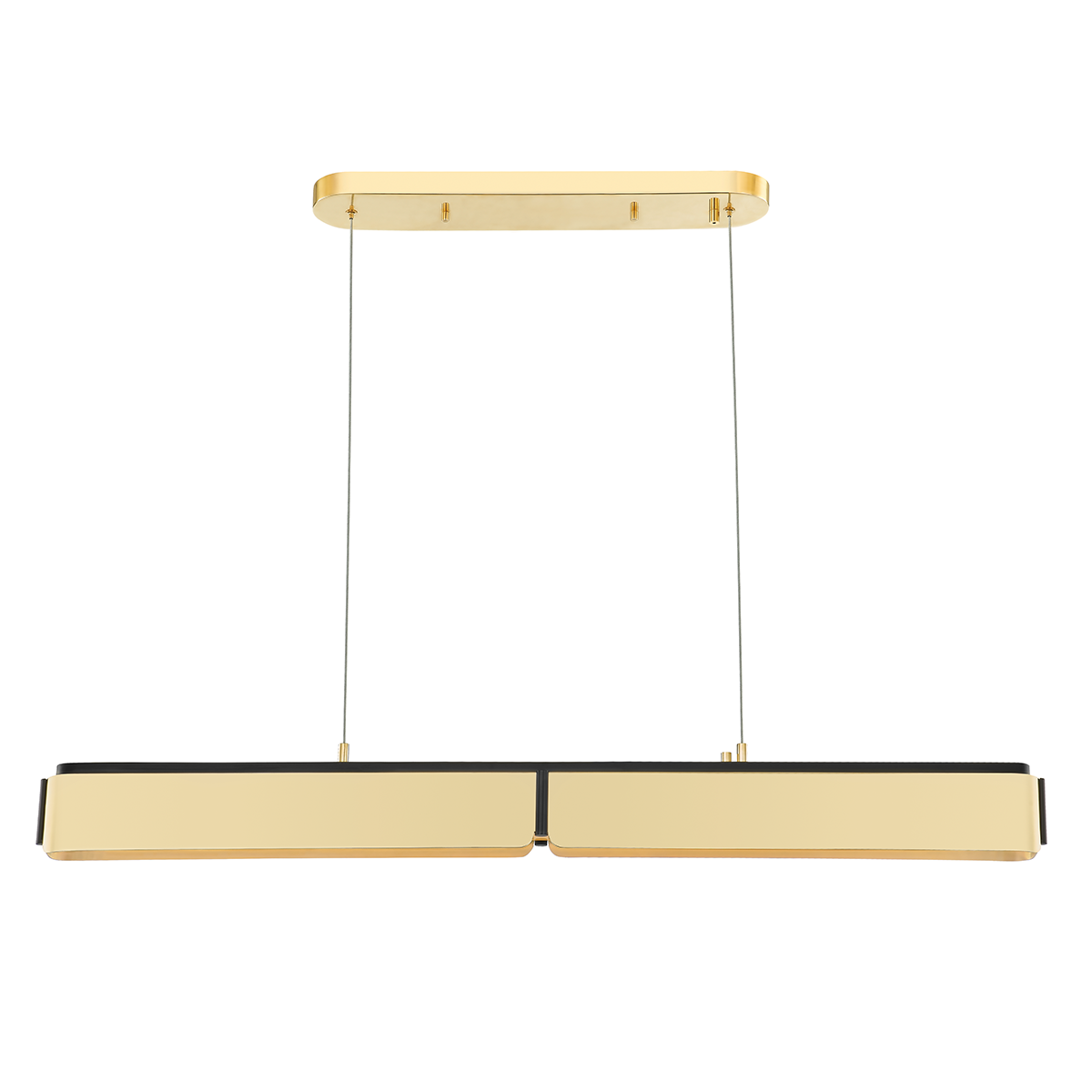 Hudson Valley Lighting Tribeca Aged Brass/black 48.5W x 48.5L x 5H Trim