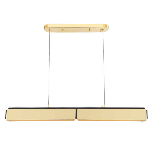 Hudson Valley Lighting Tribeca Aged Brass/black 48.5W x 48.5L x 5H Trim