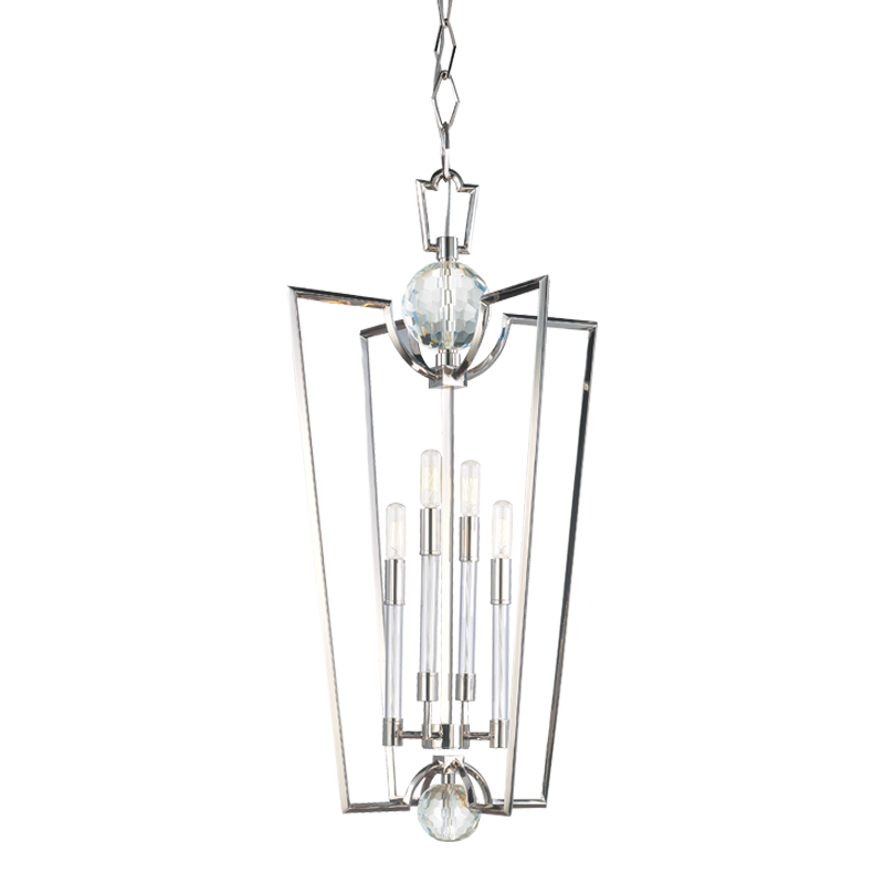 Hudson Valley Lighting Waterloo Polished Nickel 17.25W x 17.25L x 33.5H Candleholder