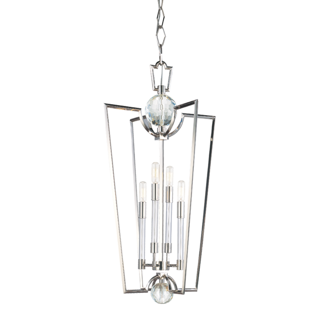 Hudson Valley Lighting Waterloo Polished Nickel 17.25W x 17.25L x 33.5H Candleholder