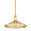 Hudson Valley Lighting CLERMONT AGED BRASS 20W x 20L x 9.25H Pendant
