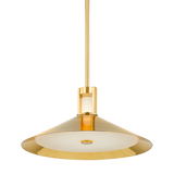 Hudson Valley Lighting CLERMONT AGED BRASS 20W x 20L x 9.25H Pendant