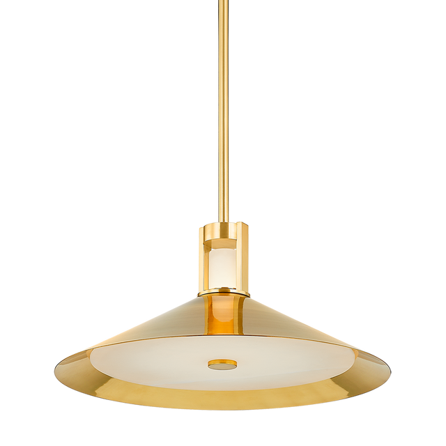 Hudson Valley Lighting CLERMONT AGED BRASS 20W x 20L x 9.25H Pendant