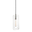Hudson Valley Lighting Masonville Polished Nickel 6.25W x 6.25L x 15H Pendant