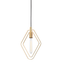 Hudson Valley Lighting Masonville Aged Brass 9.75W x 9.75L x 15H Pendant