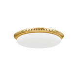 Hudson Valley Lighting NORTH CASTLE AGED BRASS 18.25W x 18.25L x 4H Flush Mount