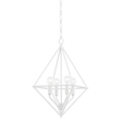 Hudson Valley Lighting Haines White Plaster 16.5W x 16.5L x 21.5H Candleholder