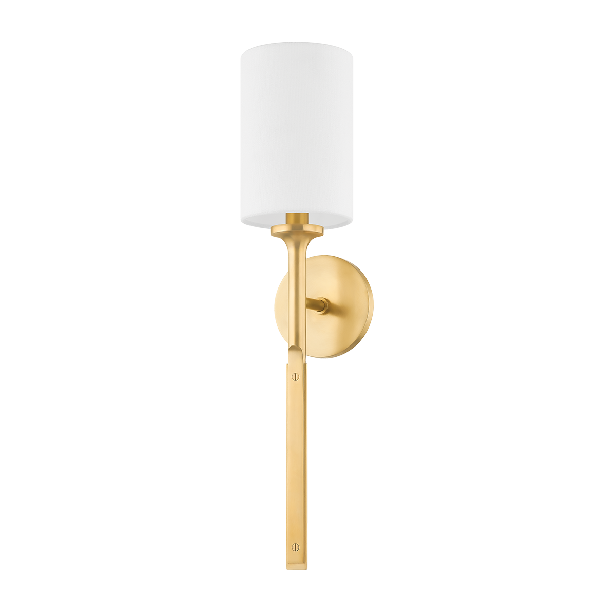 Hudson Valley Lighting Brewster Aged Brass 4.75W x 4.75L x 4.75H Wall Sconce