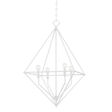 Hudson Valley Lighting Haines White Plaster 24W x 24L x 32H Candleholder
