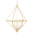 Hudson Valley Lighting Haines Gold Leaf 32W x 32L x 43H Candleholder