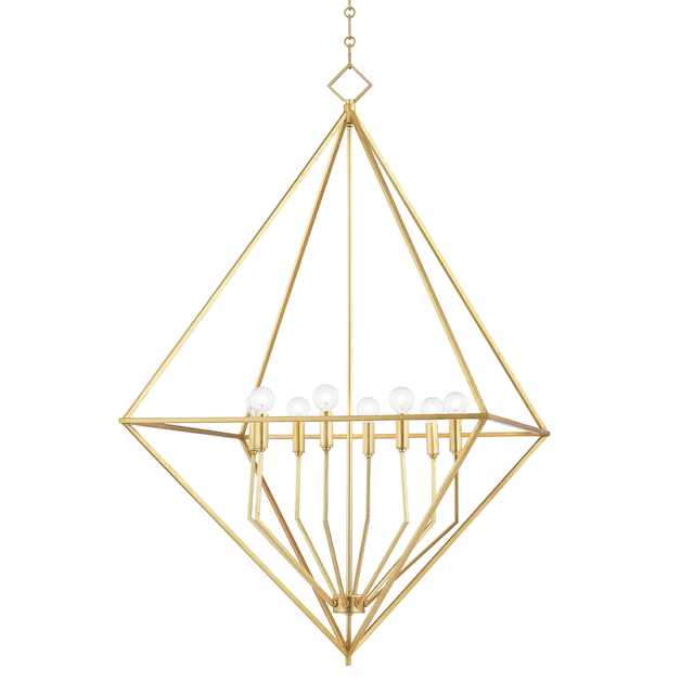Hudson Valley Lighting Haines Gold Leaf 32W x 32L x 43H Candleholder