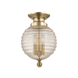Hudson Valley Lighting Coolidge Aged Brass 10W x 10L x 14.5H Flush Mount