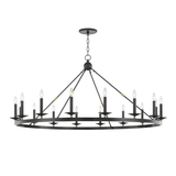 Hudson Valley Lighting Allendale Aged Old Bronze 58W x 58L x 27.25H Chandelier