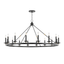 Hudson Valley Lighting Allendale Aged Old Bronze 58W x 58L x 27.25H Chandelier