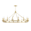 Hudson Valley Lighting Allendale Aged Brass 58W x 58L x 27.25H Chandelier