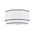 Hudson Valley Lighting Riverdale Aged Brass 17.75W x 17.75L x 9.5H Flush Mount