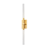 Hudson Valley Lighting MILLERTON AGED BRASS 3W x 3L x 21.75H Wall Sconce